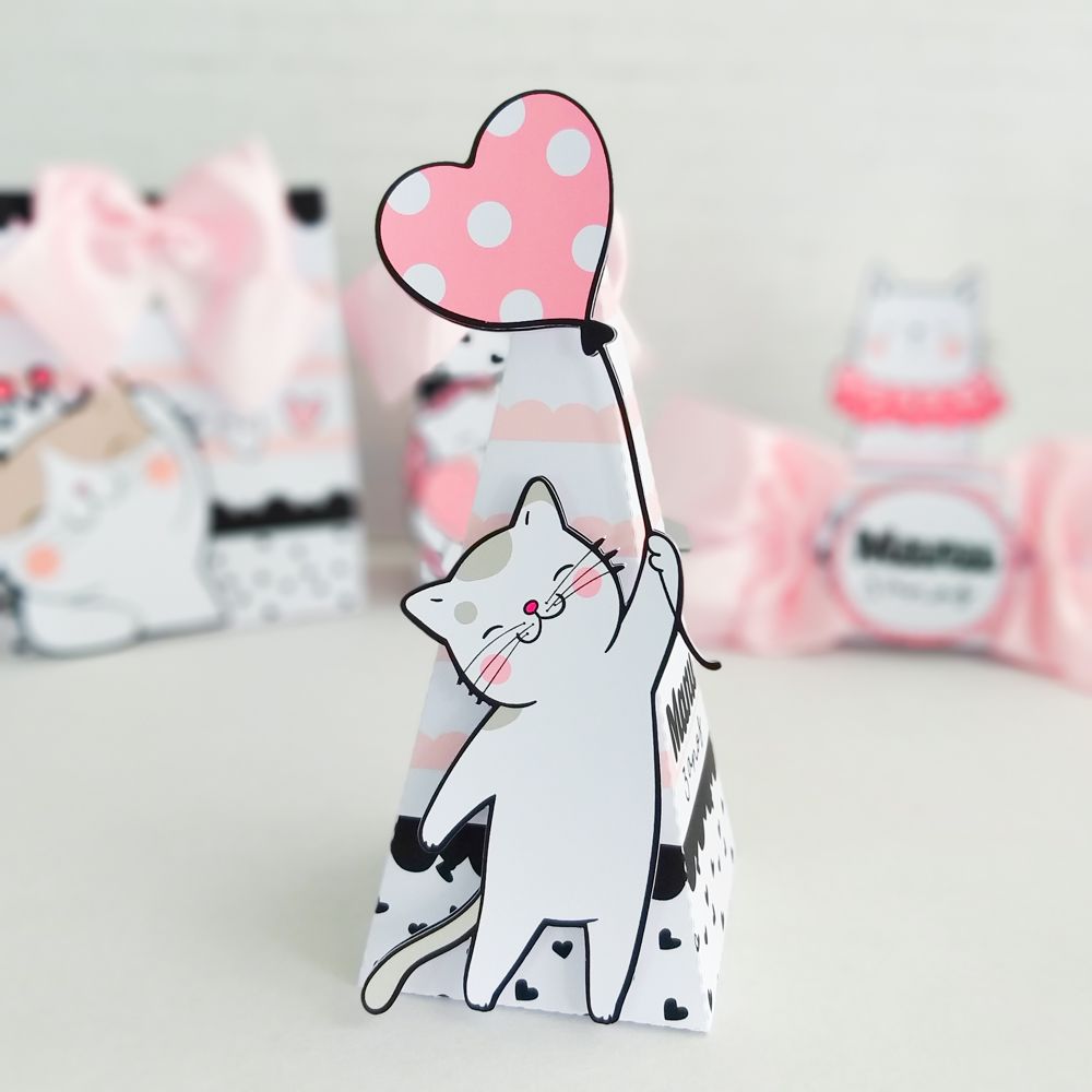 Kit Festa Gatinhos 40 peças 