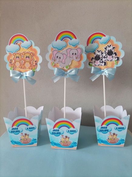 Centro de Mesa Arca de Noé