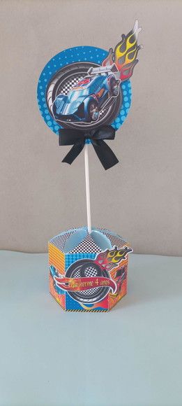 Centro de Mesa Hot Weels