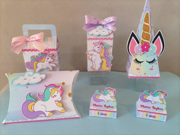 kit festa unicórnio 